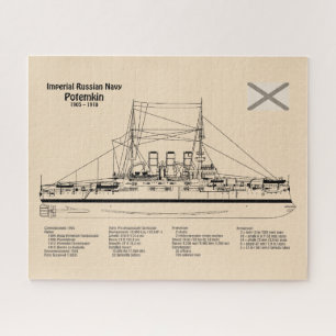 Potemkin - Ship Blueprint Plans SD Jigsaw Puzzle