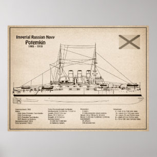 Potemkin - Ship Blueprint Plans SD  Poster