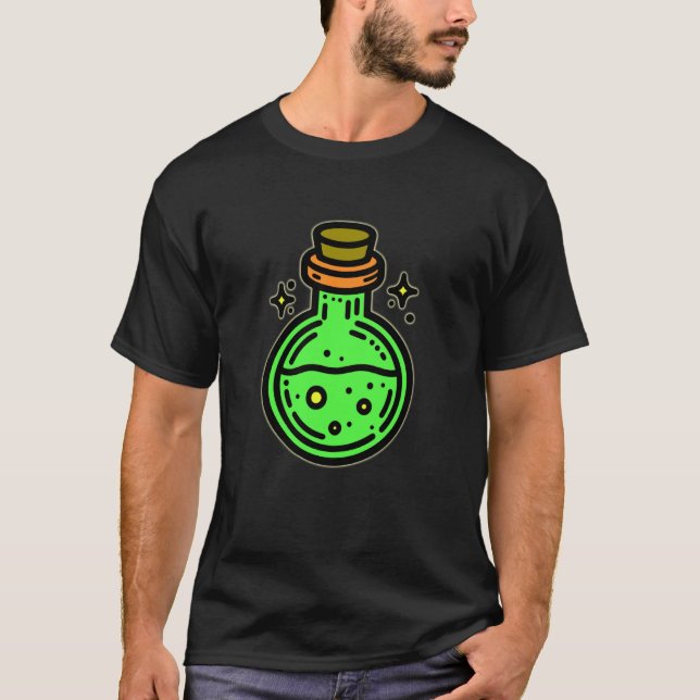 Potent Witch's Potion Halloween T-Shirt (Front)