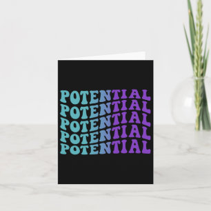 Potential Suicide Prevention Depression Awareness Card