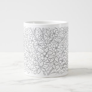 Potentilla canadensis – Dwarf Cinquefoil Large Coffee Mug