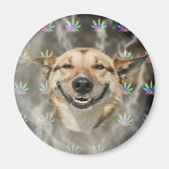 Pothead Dog Magnet (Front)