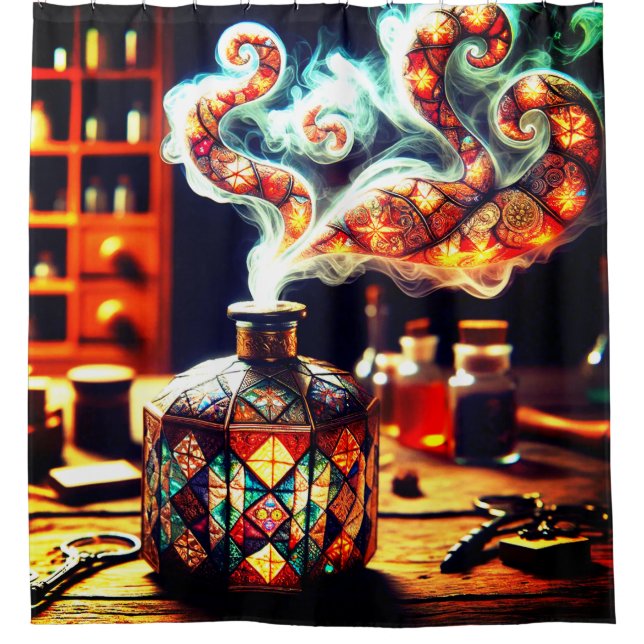 Potion Art Shower Curtain (Front)