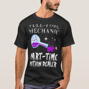 Potion Bottle Gothic Mechanic Costume Halloween T-Shirt