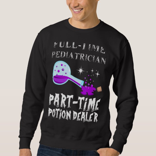 Potion Bottle Gothic  Paediatrician Costume Hallow Sweatshirt (Front)
