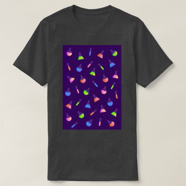 Potion Flasks Pattern 1 T-Shirt (Design Front)