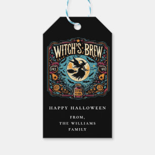 Potion Halloween Party Witch's Brew Gift Tag