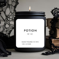 Potion No. 13 Minimalist Candle Label | Custom