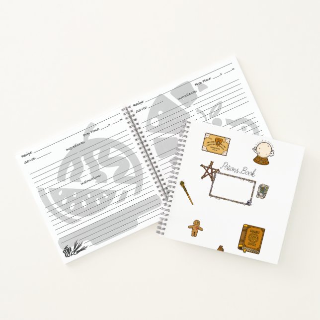 Potions & Magic Spells Journal (Inside)