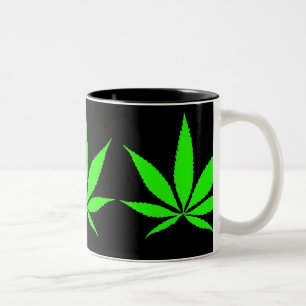 potleaf mug black