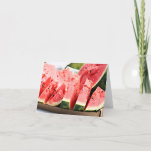 Potluck Watermelon Card