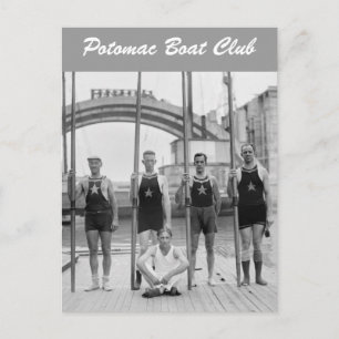 Potomac Boat Club Crew, 1921 Postcard