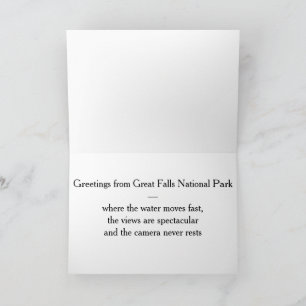 Potomac River, Great Falls Park Card