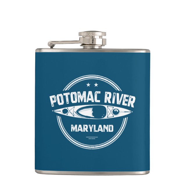 Potomac River, Maryland Hip Flask (Front)