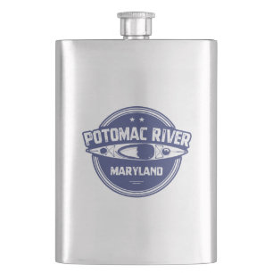 Potomac River, Maryland Hip Flask