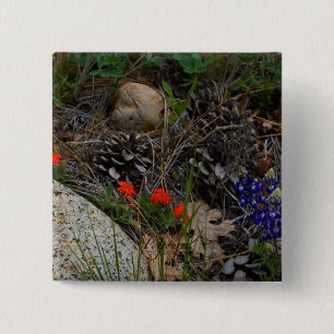 Potpourri 15 Cm Square Badge