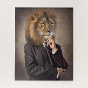 Potrait of A Lion Jigsaw Puzzle