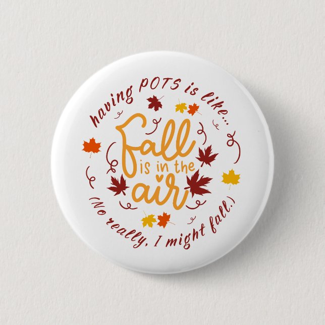 Pots Fall Theme Button (Front)