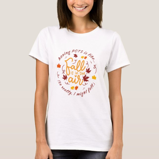 Pots Fall Theme T-Shirt (Front)