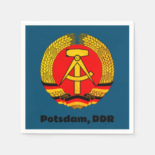 Potsdam, Deutsche Demokratische Republik DDR GDR Napkin