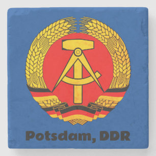 Potsdam, Deutsche Demokratische Republik DDR GDR Stone Coaster