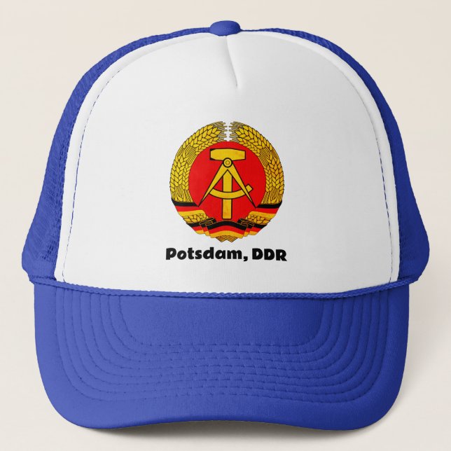 Potsdam, Deutsche Demokratische Republik DDR GDR Trucker Hat (Front)