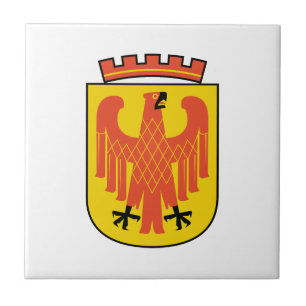 Potsdam flag city germany symbol emblem ceramic tile