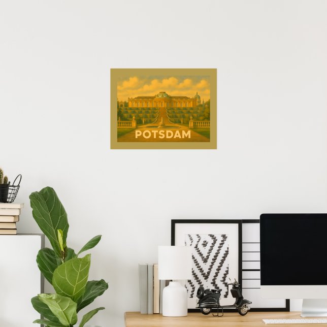 Potsdam Germany City Art Poster (Home Office)