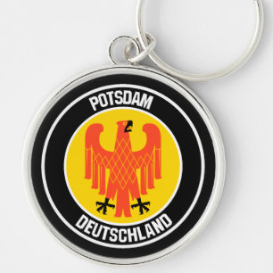 Potsdam Round Emblem Key Ring