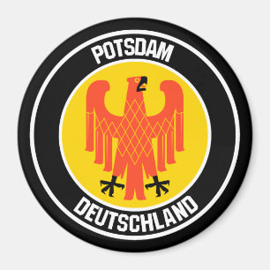 Potsdam Round Emblem Magnet