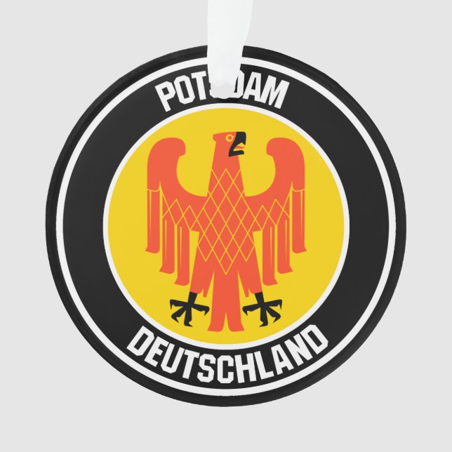 Potsdam Round Emblem Ornament (Front)