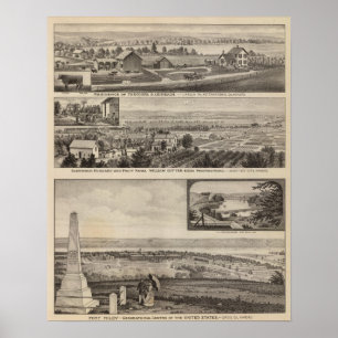Pottawatomie County Farm, Junction City, Kansas Poster