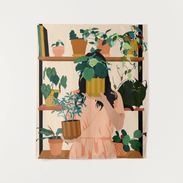 Potted Oasis Tapestry (Front)