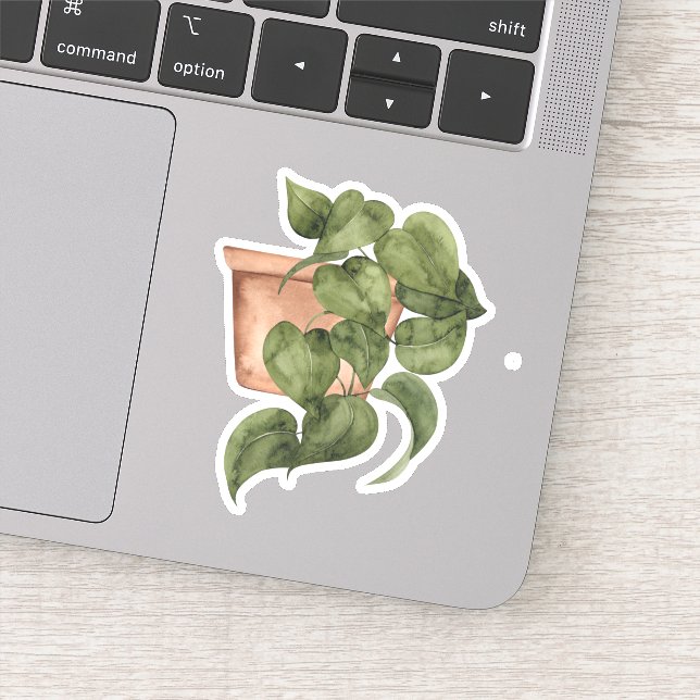 Potted Plant - Green Home Sticker (Detail)