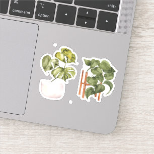 Potted Plant - Green Home Sticker