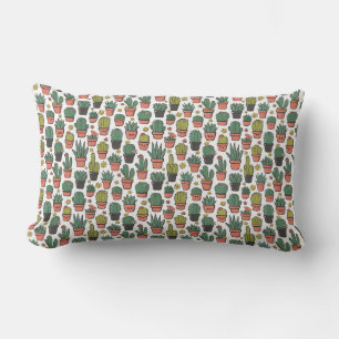 "Potted Plant Party" Lumbar Cushion