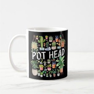 Potted Plant Pot Head Coffee Mug