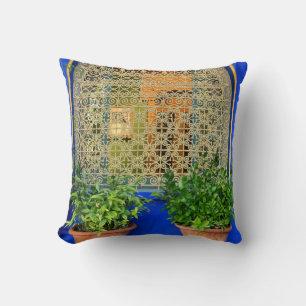 Potted Plants At Garden Cushion