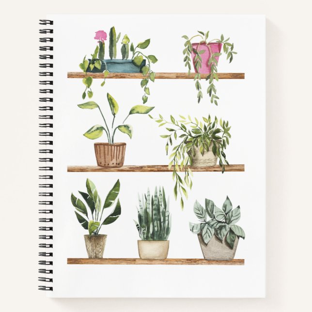 Potted plants display notebook (Front)
