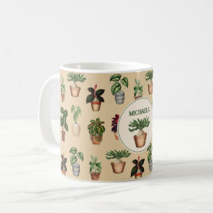 Potted Plants Terracotta Pots Name Coffee Mug