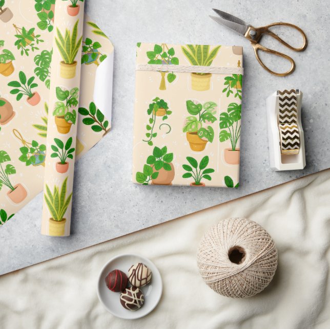 Potted with Love Wrapping Paper (Crafts)