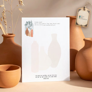 Potter and Clay Custom Letterhead