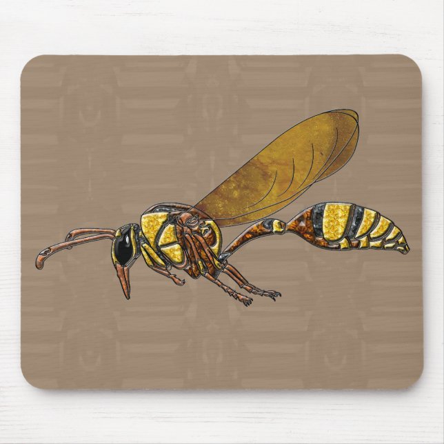 Potter Wasp Mouse Pad (Front)