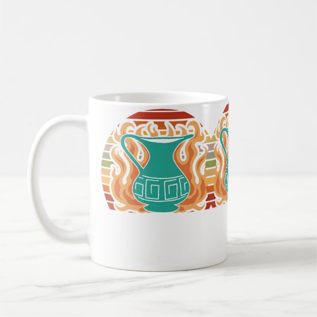 Potteries Pot Dealer Ceramics Kiln Pottery Lover Coffee Mug (Left)