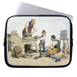 Potters, from 'Costume of Great Britain', publishe Laptop Sleeve