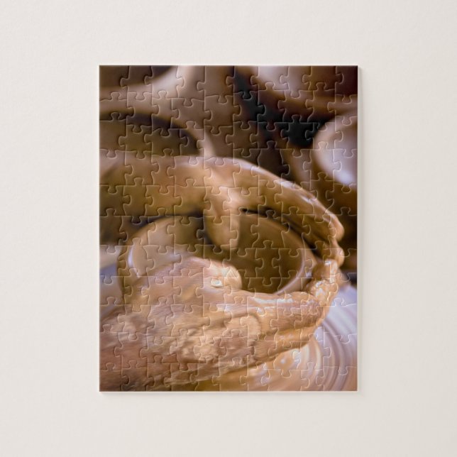 Potter's Hand Jigsaw Puzzle (Vertical)