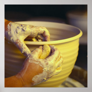 Potter's Hands Creating 1 Poster