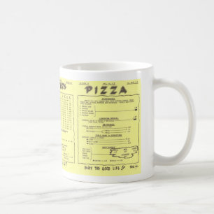 Potter's Pizza Menu Mug