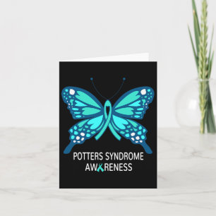Potters Syndrome Awareness Butterfly Card