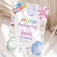 Pottery Art Birthday Party